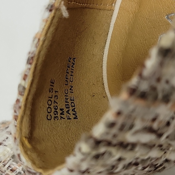 Rampage, women's Coolsie boucle rhinestone ballet flats sz 7, NWOT - Picture 7 of 7